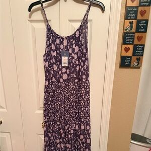NWT Universal Thread Floral Purple Maxi Dress SZ M